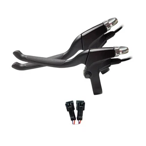 Ebike Brake Lever Aluminum Alloy Integrated Parking Function Easy Installation - Picture 1 of 10