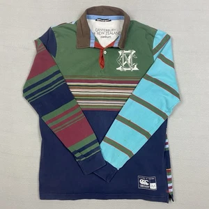 Vintage Canterbury Rugby Shirt Herren M Mehrfarbig Langarm Polo Oberteil - Bild 1 von 16