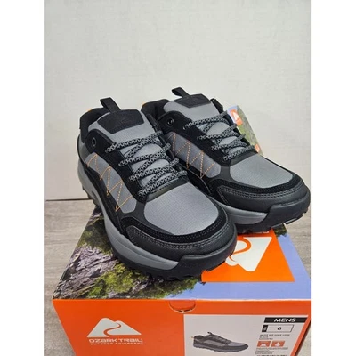 Ozark Trail Mens Waterproof Low Hiking Boots Black Size 6 - Image 1 of 4