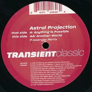Astral Projection - Anything Is Possible / Another World (Passenger Remix), 12", - Picture 1 of 1