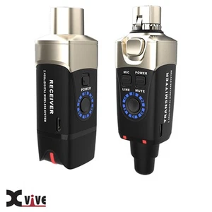 Xvive U3 Wireless System XLR for Microphone or Speaker Mic 2.4 Ghz rechargeable - Picture 1 of 2