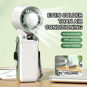 Handheld Fan with 199 Speed Options and 10000mAh Battery Your Summer Adventures - Photo 1/15