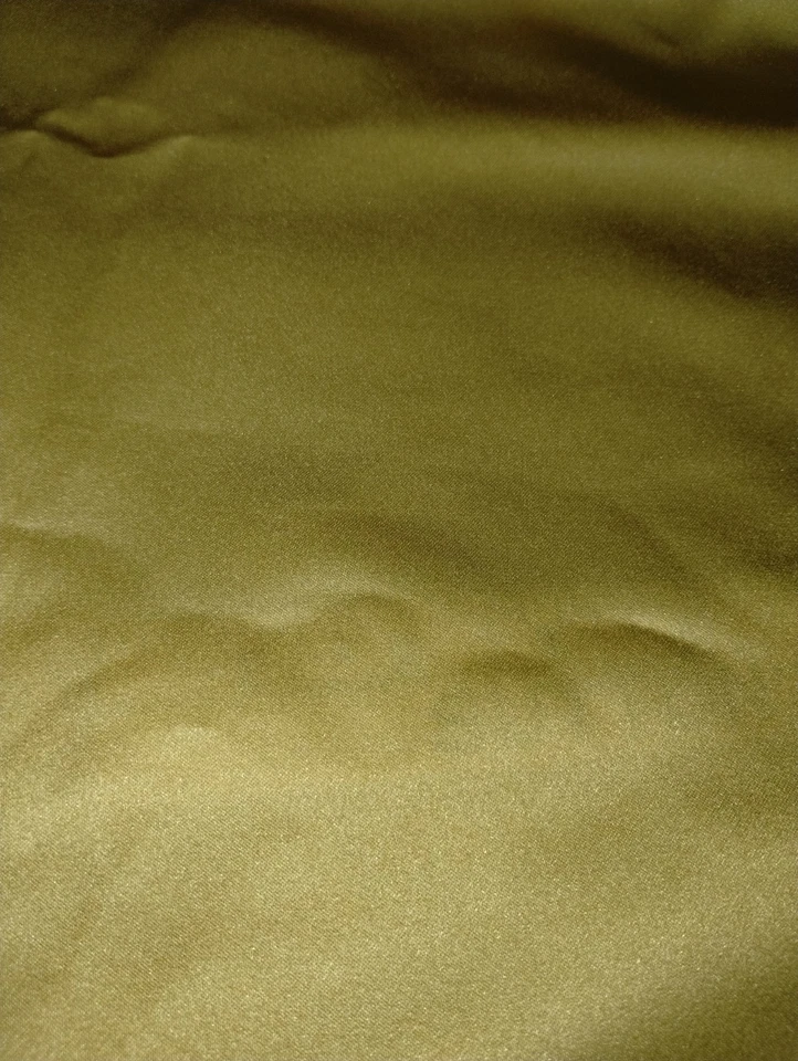 Satin Fabric Yellow  1 Yard & 24inches - Image 1 of 1