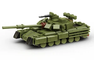Buildarmy Micro Modern Tank Model Brick Building Block— T72 T90M Leopard2A6 - Picture 1 of 16