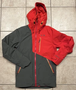 Oakley Jacket Mens S Red Crescent 3.0 Gore-Tex Ski Snowboarding Down Recco - Picture 1 of 12