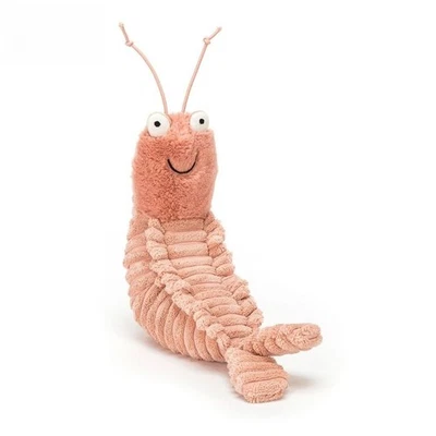 Jellycat SHELDON SHRIMP Soft Plush Toy Cute Stuffed Ocean Animal Doll Best Gift - Image 1 of 4