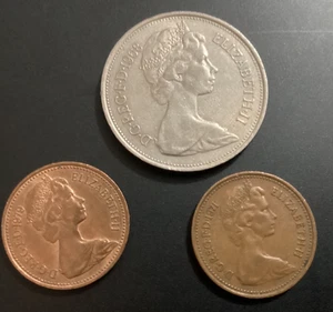 United Kingdom coins 1968, 1971, & 1979 - Picture 1 of 5