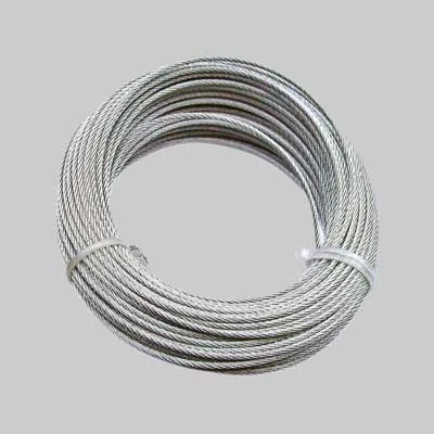 FUNE ACCIAIO INOX Ø 6 mm rotolo 10 mt Funi Zincate Inox (Rotolo 1) - Immagine 1 di 1