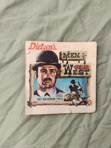Dietzen's Men Of The Old West Bat Masterson Card - Picture 1 of 11