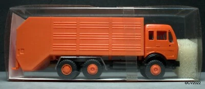 1/87 H0 ROSKOPF 443 Mercedes MB 6x2, Moser-Aufbau Burgdorf, Müllauto - Bild 1 von 4