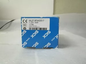 SICK Photo Electric Sensor WL27-3P3402S17 1051529 DC10 30V - Brand New in Box - Picture 1 of 7