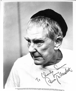 Burgess Meredith "Mickey" Rocky SELTEN signiert 8x10 Pressefoto AUTO 10 BECKETT - Bild 1 von 4