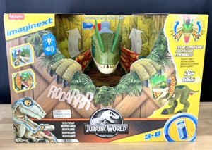 Imaginext Jurassic World Thrash Attack Dilophosaurus Dinosaur Toy-Kids Love It!! - Picture 1 of 5