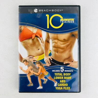 Beachbody 10 Minute Trainer 5 Workout Fitness Exercise Aerobic DVD - Image 1 of 2