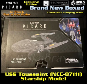 Eaglemoss Star Trek Picard The Starship Collection: USS Toussaint NCC-87111 Nuevo - Imagen 1 de 7