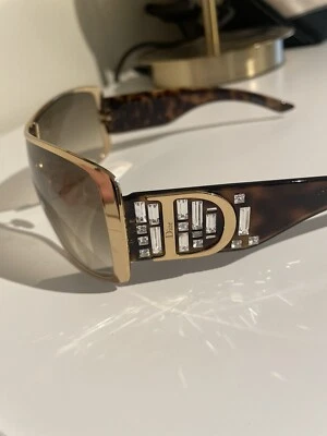 Dior Vintage Y2K Sunglasses With Rhinestones - Image 1 of 4
