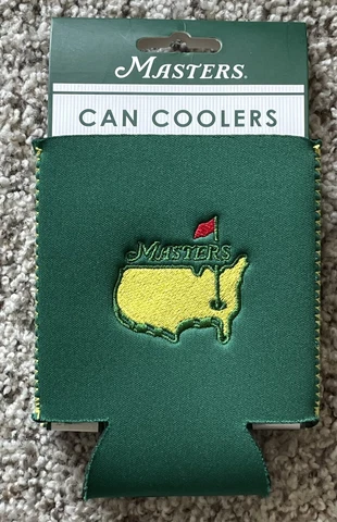 2023 Masters (GREEN) CAN COOLERS KOOZIE SET OF 2 AUGUSTA NATIONAL COOLER Flag Cover
