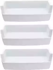 Refrigerator Door Shelf Bin 3-Pack Compatible with Whirlpool Kenmore Amana - Picture 1 of 6