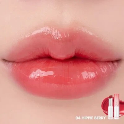 ROM&ND Strahlen Schmelzen Balsamstab - #04 HIPPIE BEERE - Lip Romand UK Verkäufer