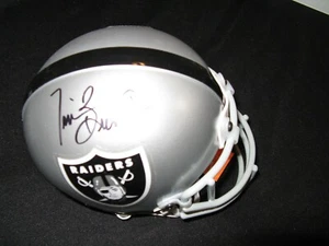 Tim Brown Oakland Raiders Signed Mini Helmet PSA - Picture 1 of 1