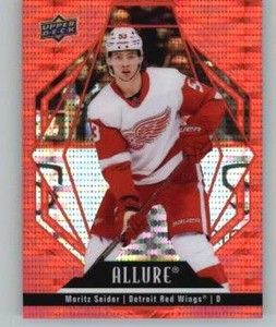2022-23 Upper Deck Allure Red Rainbow #58 Moritz Seider Red Wings