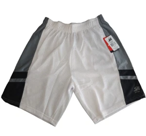 Southpole Boys' Basic Basketball Mesh Shorts White Large 14-16 - Picture 1 of 7