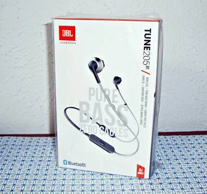 【NEW】JBL TUNE 205BT IN-EAR BLUETOOTH EARPHONES WITH REMOTE - Picture 1 of 9