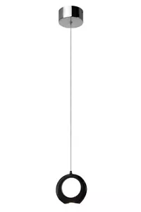 Elan Zuy LED Chrome and Black Mini Pendant Ceiling Light $267 - Picture 1 of 2