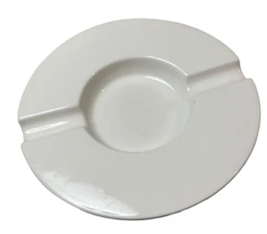 Mideramica White Ash Tray. Made in Portugal 15cm Diameter - Bild 1 von 5