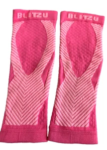 Blitzu Calf Women Pink S/M Compression And Recovery Sleeves - Picture 1 of 9