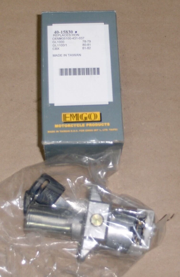 Переключатель зажигания Honda 78-79 GL1000 80-81 GL1100 81-82 CBX 6 зубцов # 21-1058 - Изображение 1 из 1