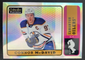 2018-19 O-Pee-Chee Platinum Retro Rainbow #R60 Connor McDavid - Edmonton Oilers - Picture 1 of 2