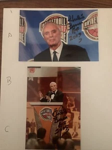 Foto firmada por Hubie Brown Hof elige a o b  - Imagen 1 de 5