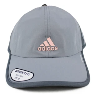 NEW adidas Women's Superlite Golf/Tennis/Pickleball Hat-Grey/Onix/Pink 5154554 - Picture 1 of 3