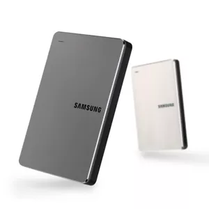 Genuine Samsung External HDD Y3 1TB w USB 3.0 Cable Compact AutoBackup HX-MK10Y3 - Picture 1 of 7