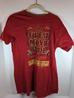 Disney Parks The Great Movie Ride Wrap 2017 Passholder Red Men's T-Shirt Large