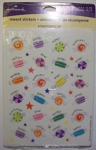 Hallmark Reward Stickers Hard Candy for Children Good Thinking Super Great New - Picture 1 of 5