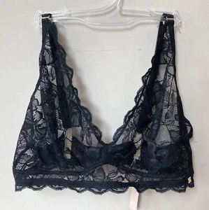 John Lewis And/Or Wren Bralette Large X-Large Nude Black BNWT - Picture 1 of 4