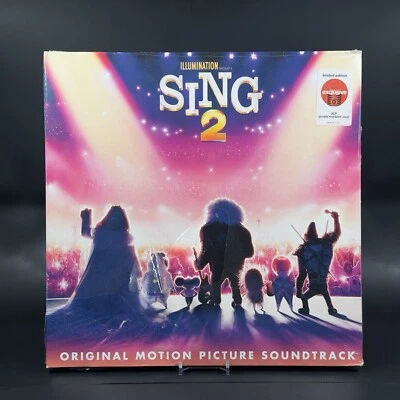Sing 2 Soundtrack Limited Ed. Purple Marble Vinyl 2 LP Various Artists NEW DMG - Image 1 of 4