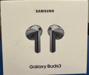 Samsung Galaxy Buds3 SM-R530 True Wireless Bluetooth Earbuds New White FREE SHIP - Picture 1 of 1
