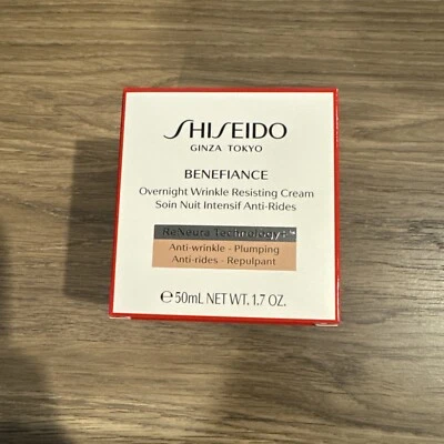 Crema resistente a las arrugas de noche Shiseido Benefiance - tamaño completo (50 ml/1,7 oz) Foto 1 de 4