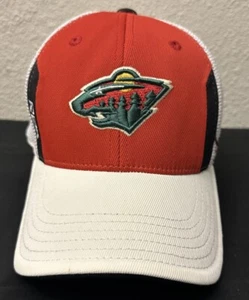 Vintage Reebok Center Ice Collection S/M NHL Minnesota Wild Logo Cap Hat Hockey - Picture 1 of 9