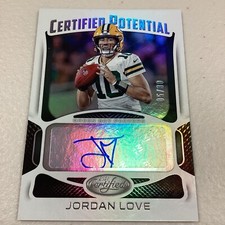 2021 Certified Potential Signatures 5/30 Jordan Love #CP-JL Auto