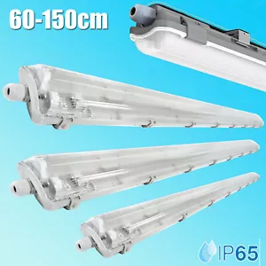 LED Röhre Feuchtraumleuchte Leuchtstoffröhre Neonröhre Röhrenlampe 90/120/150 cm - Bild 1 von 18