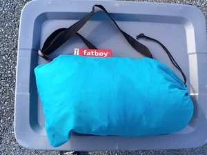 Fatboy Lamzac -The Original Version Inflatable Lounger & Carry Bag - Blue - Picture 1 of 3