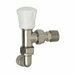 Myson Matchmate 15mm angled lockshield radiator valve. Push fit MM15WANPF90 - Picture 1 of 3