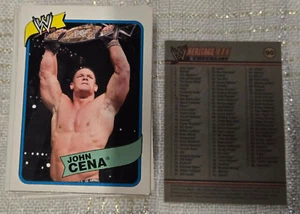 2007 Topps Heritage III WWE John Cena Cody Rhodes Complete 90-Card Set Mint! - Picture 1 of 4