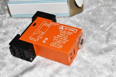 NEW IN BOX! Syrelec TIMER BAS U MAC/DC Delay Make 10-260VAC/DC Solid State .7Amp - Image 1 of 4