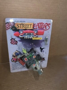 Vintage 1987 Battery Powered Street Eaters Alley Cat Stomper Vehicle and Figure - Picture 1 of 8