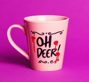 Vivziepop Official Hazbin Hotel Oh Deer! Alastor Mug A24 Unused In stock RARE! - Picture 1 of 5